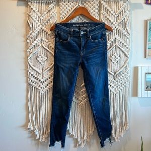 American Eagle Outfitters, next level stretch, size 2 regular, skinny jeans.